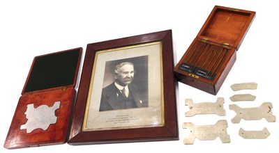 Lot 829 - A photograph of Mr JHB Jenkins, chief chemist...