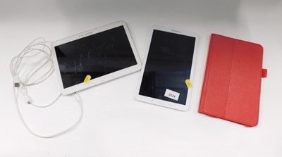 Lot 2224 - A Samsung GT-P5210 16GB tablet, and another SM-...