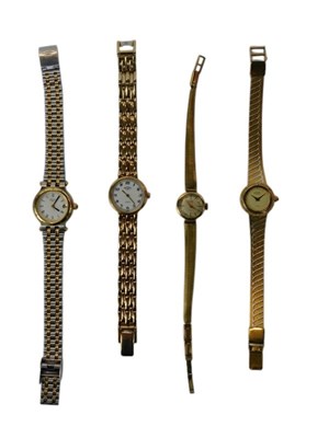 Lot 76 - A group of lady's wristwatches, comprising...