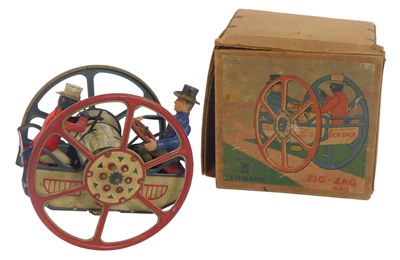 Lot 394 - A Lehmann lithographed and painted tinplate...