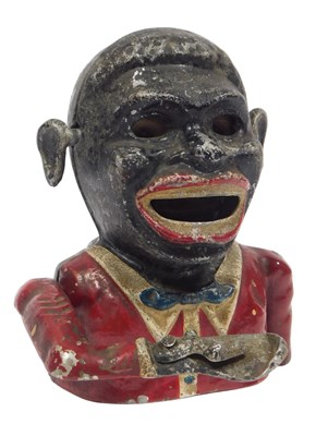 Lot 380 - An early 20thC money bank, in the form of a...