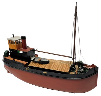Lot 397 - A scratch built remote controlled fishing boat,...