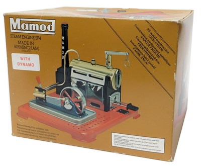 Lot 405 - A Mamod steam engine SP4 with dynamo, boxed.