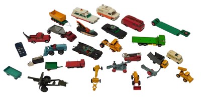 Lot 415 - Corgi Dinky and other play worn diecast,...
