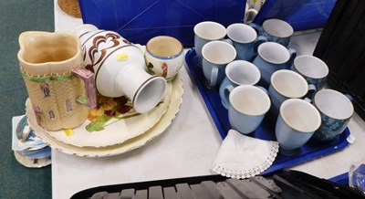 Lot 2113A - A group of Denby blue glaze mugs, together...