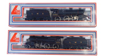 Lot 465 - Lima Models OO gauge Mogul Crab locomotives, 2-...
