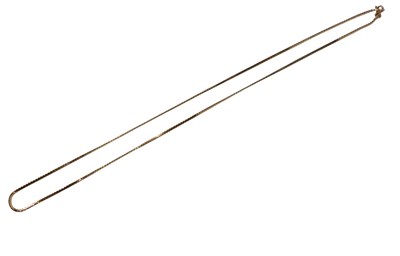 Lot 243 - A 9ct rose gold chain, with a spring ring...