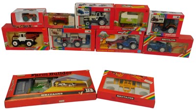 Lot 503 - Britains boxed diecast farm machinery and...