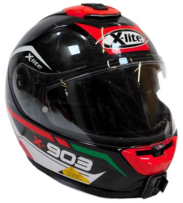 Lot 46 - An X-lite X-903 motorcycle helmet, size unknown.