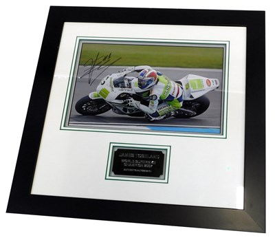 Lot 51 - A James Toseland World Superbike signed...