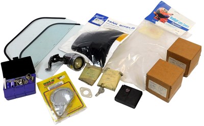 Lot 60 - Various car parts, to include a locking petrol...