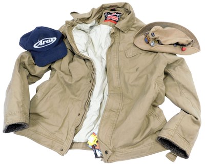 Lot 65L - A Leon motorcycle jacket, in Hell Brown,...