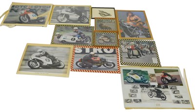 Lot 65U - Motorbike racing interest, to include various...