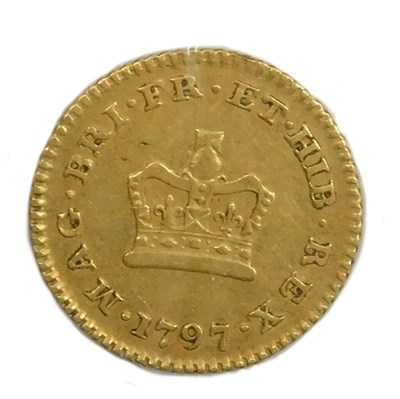 Lot 104 - A George III one third guinea 1797.