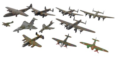 Lot 523 - Various diecast and pewter aircraft models,...