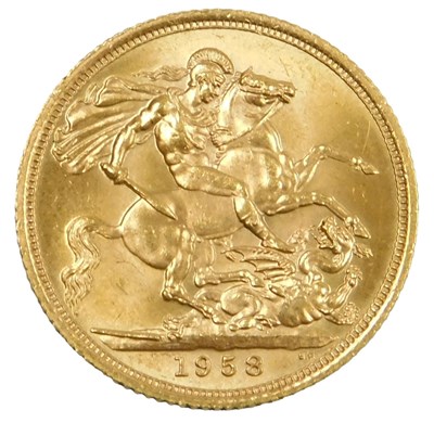 Lot 110 - An Elizabeth II gold sovereign 1958, 8.0g.