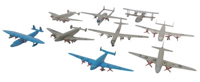 Lot 532 - Dinky and other diecast planes, including a...