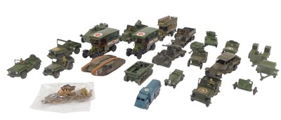 Lot 534 - Corgi, Matchbox, Dinky and other military...