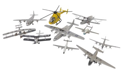 Lot 535 - Lledo, CIJ and other diecast planes, including...