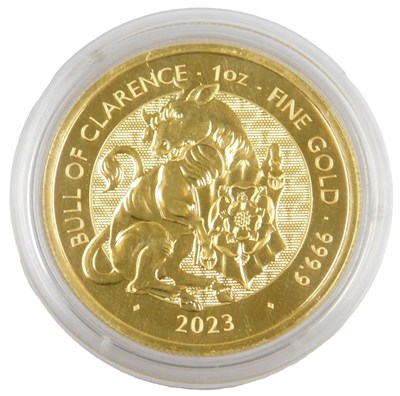 Lot 208 - A Charles III gold one hundred pounds one...