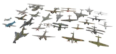 Lot 537 - Dinky and other diecast planes, including a...