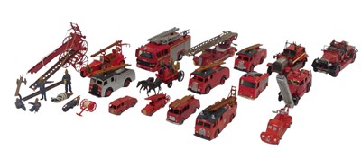 Lot 539 - Lledo, Conrad and other unboxed diecast fire...