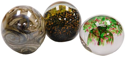 Lot 32 - A Mdina glass paperweight, Wedgwood...