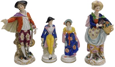 Lot 41 - A pair of late 19thC Samson Derby porcelain...