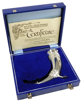 Lot 117 - An Elizabeth II silver replica of a Saxon...
