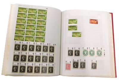 Lot 809a - An album of British Mint and some franked stamps.