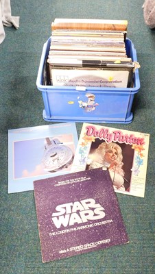 Lot 2055a - A quantity of records, including Star Wars.