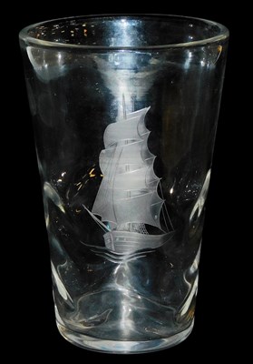 Lot 52 - An Orrefors Optic glass vase, designed by...