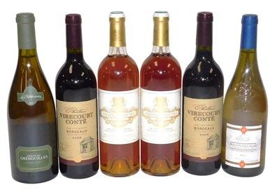 Lot 59 - Two bottles of Chateau Coutet Sauternes-Barsac...