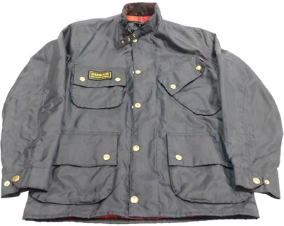 Lot 60 - A Barber International motorcycle jacket, size L.