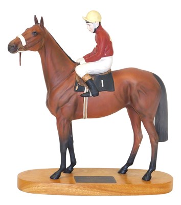 Lot 69 - A Beswick matt figure of Red Rum, Brian...