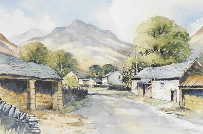 Lot 284 - Tom Sykes (British 20thC). Farm group in...
