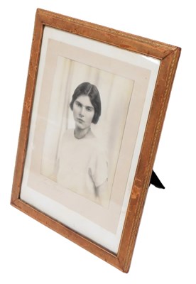 Lot 71 - A gilt tooled calf leather strut photograph...
