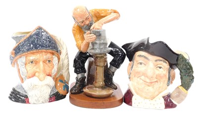 Lot 99 - Two Royal Doulton large character jugs,...