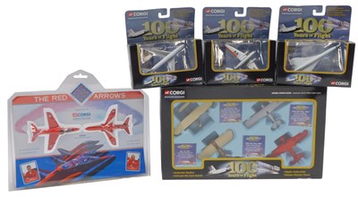Lot 546 - Corgi boxed diecast planes, including 100...