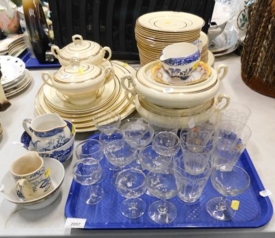 Lot 2057 - A Myott Son and Co part dinner service,...