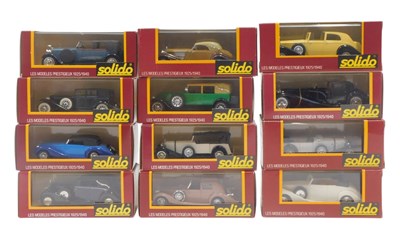 Lot 564 - Solido Age d'Or boxed diecast, including Rolls...