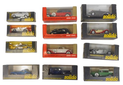 Lot 565 - Solido Age d'Or boxed diecast, including a...