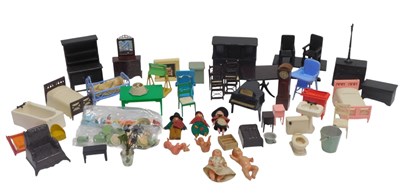 Lot 603 - Various doll's house furniture, including...