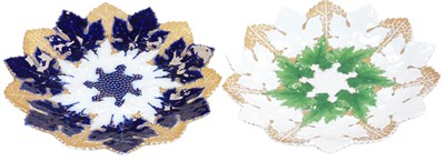 Lot 138 - Two late 19thC Meissen porcelain plates,...