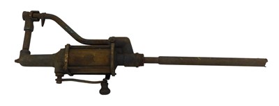 Lot 82 - A hand oil pump.