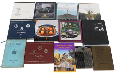 Lot 95 - Rolls Royce related books, including Fifty...