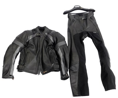 Lot 85U - An Akito leather motorcycle jacket and...