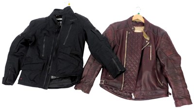 Lot 85W - A Halvarssons motorcycle jacket, and a Gold...