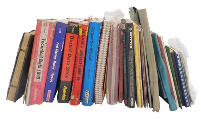 Lot 99J - Workshop manuals, including a 1983 edition...