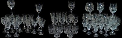 Lot 180 - A suite of Stuart crystal glassware,...